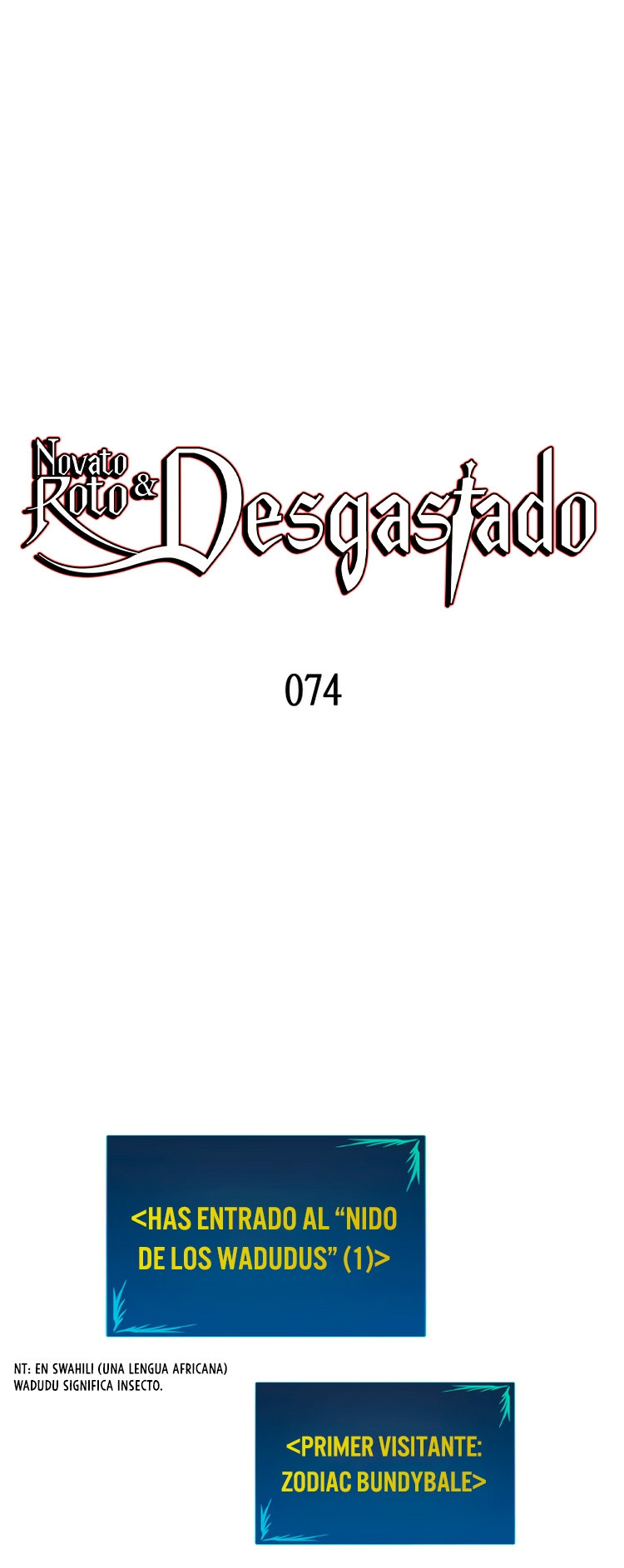 Novato roto y desgastado capítulo 74, página 5
