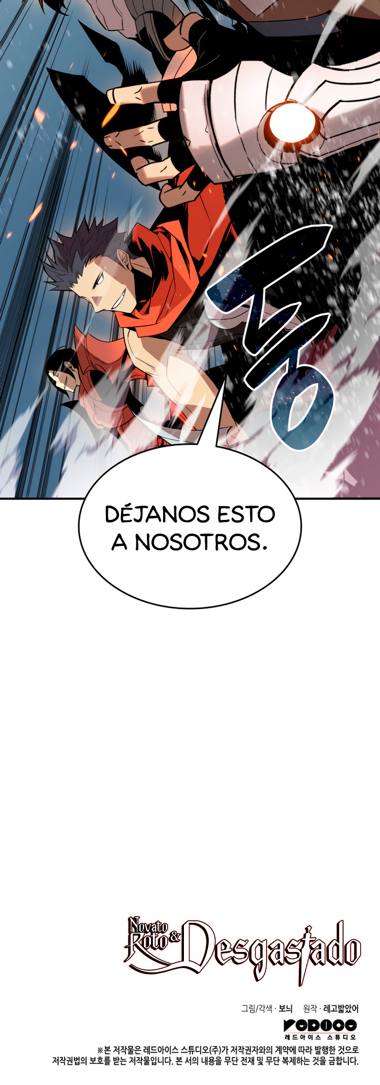 Novato roto y desgastado capítulo 83, página 60