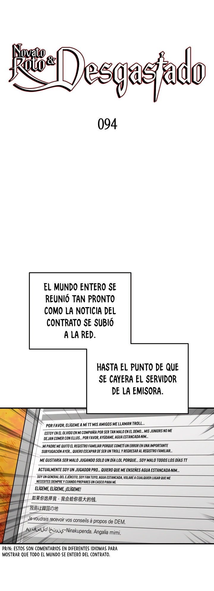 Novato roto y desgastado capítulo 94, página 12