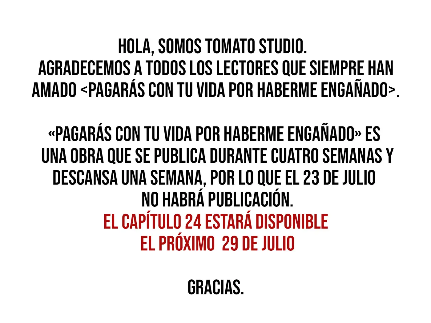 Pagarás con tu vida por haberme engañado capítulo 23.5, página 1