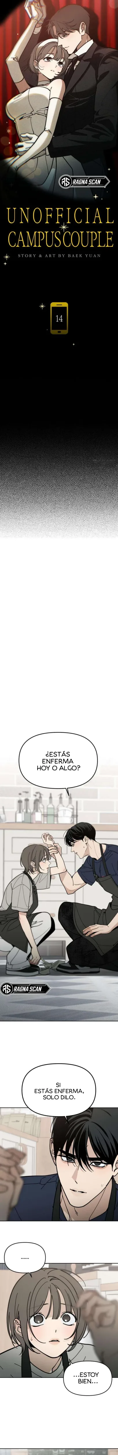 Pareja de campus extraoficial capítulo 14, página 6