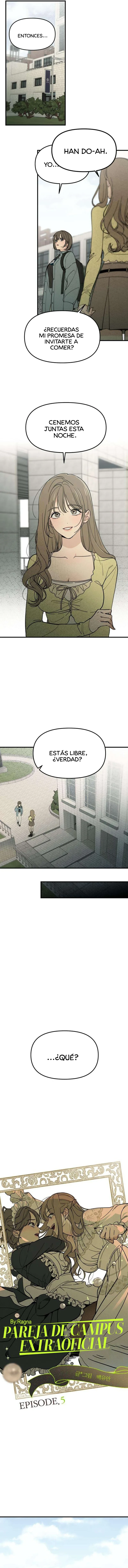 Pareja de campus extraoficial capítulo 5, página 6