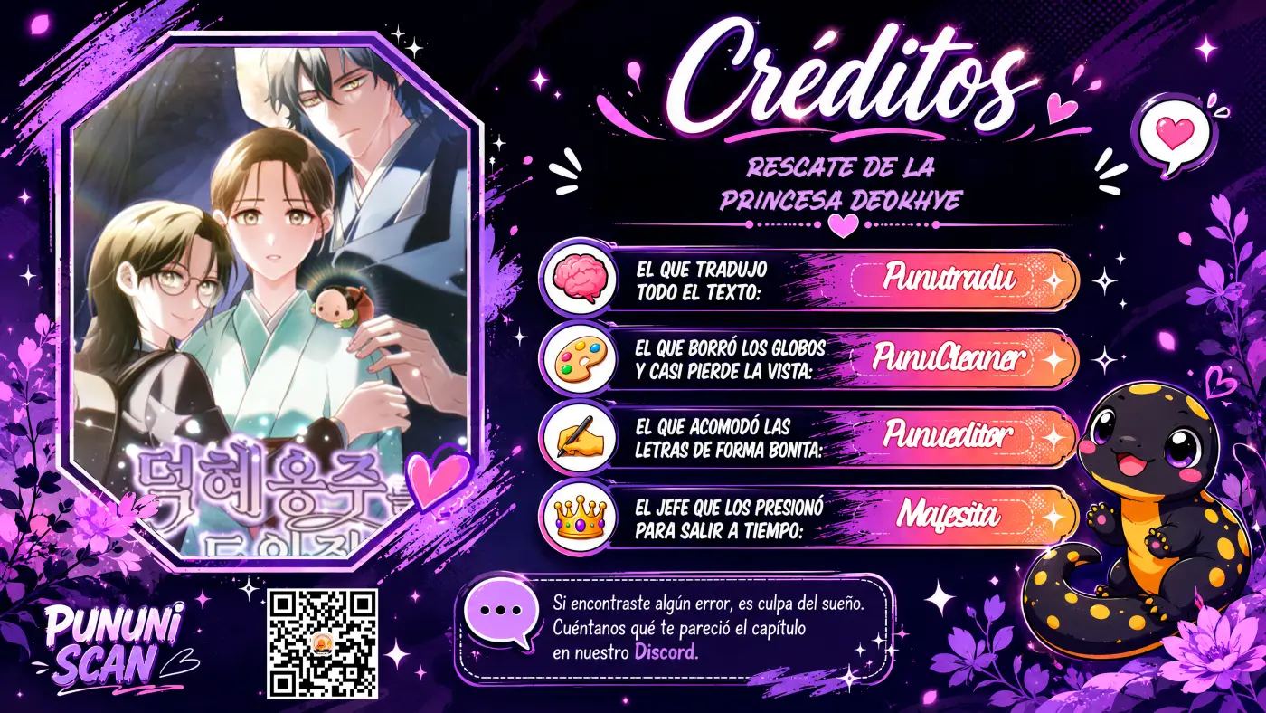 Rescate de la princesa Deokhye capítulo 0, página 1