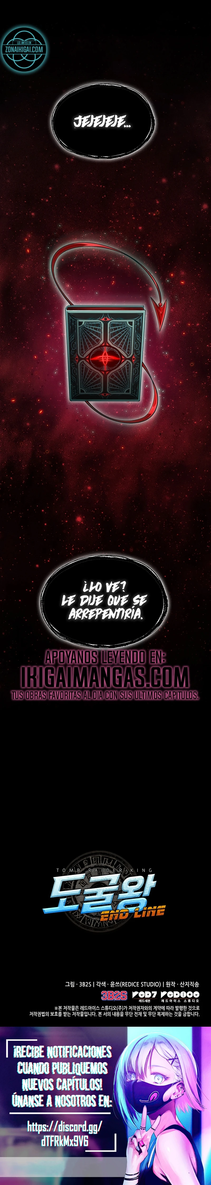 Rey Saqueador de Tumbas: Línea Final capítulo 1, página 29