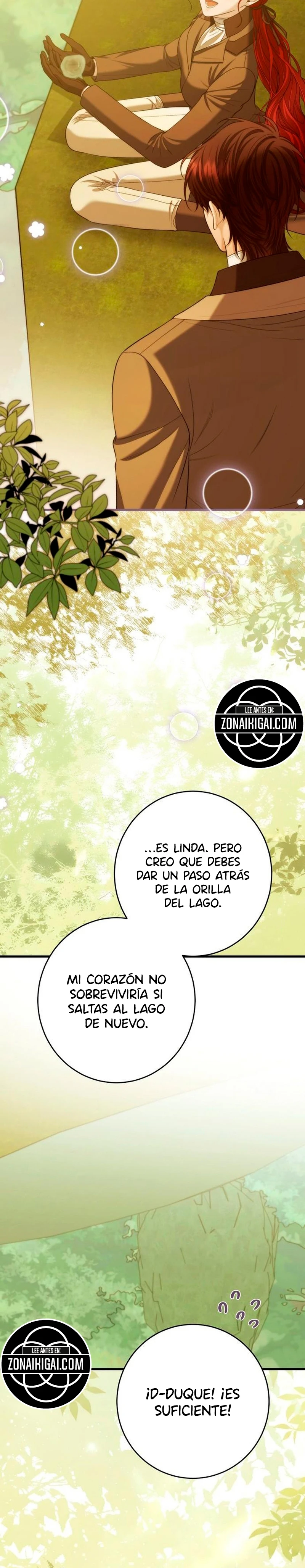 Sé que no debería estar haciendo esto con el Duque, pero.... capítulo 28, página 18