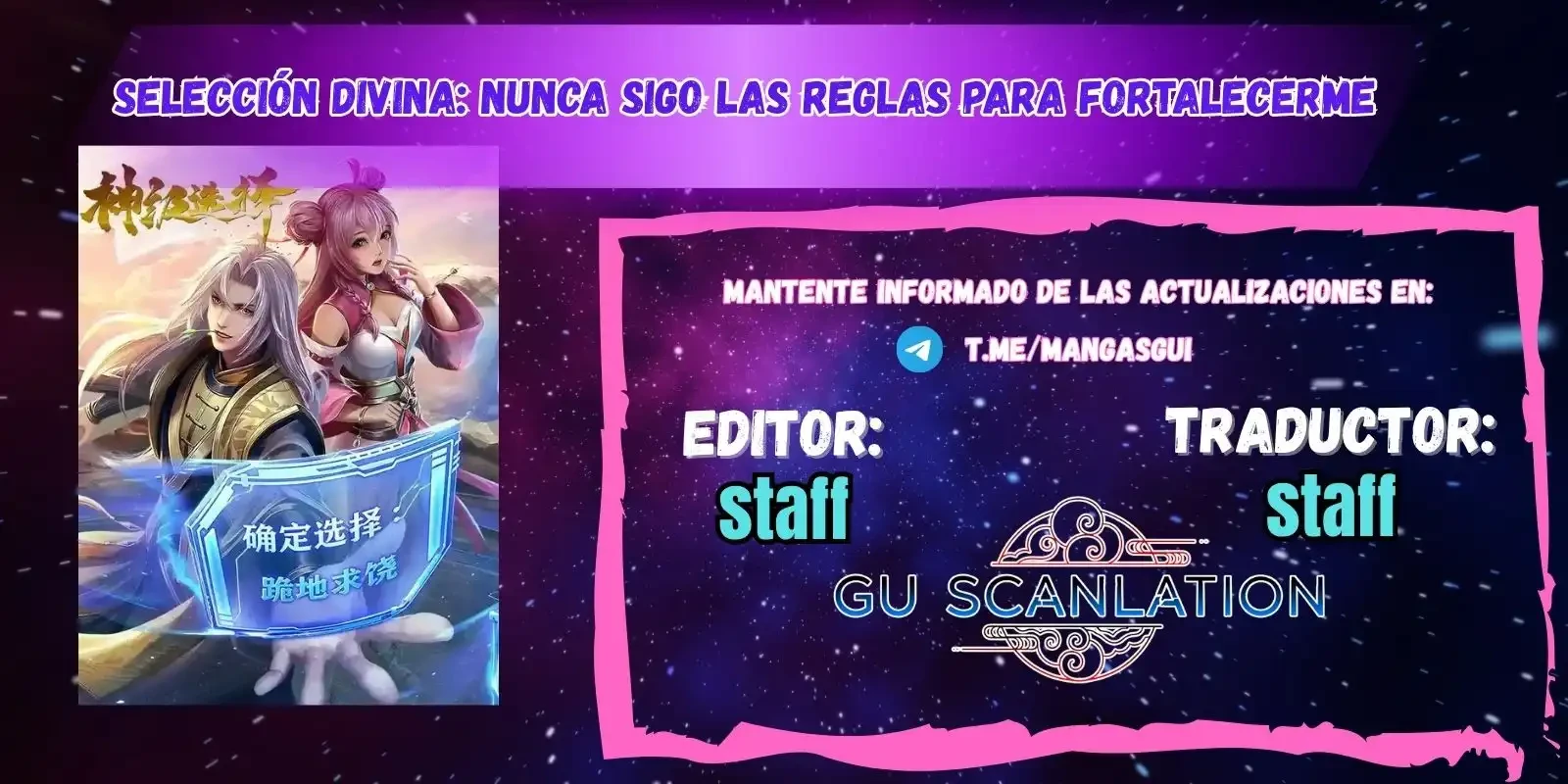 Selección Divina: Nunca Sigo las Reglas para Fortalecerme capítulo 70, página 1