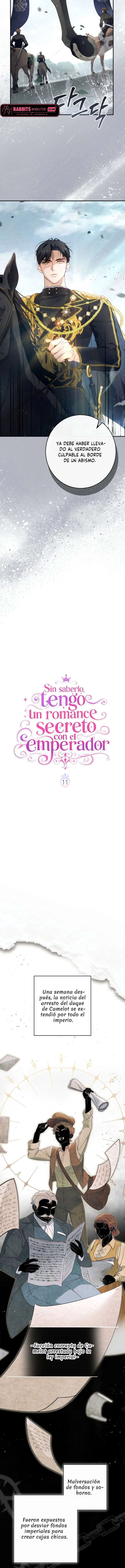 Sin saberlo, tengo un romance secreto con el emperador capítulo 11, página 5