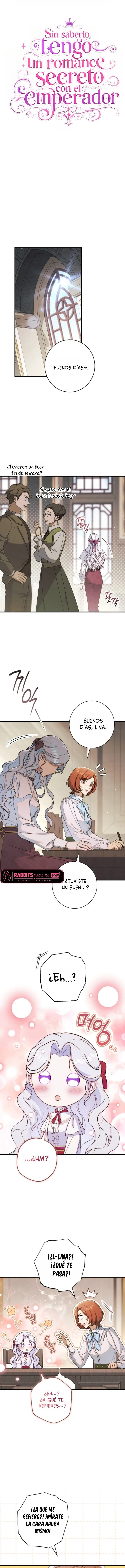Sin saberlo, tengo un romance secreto con el emperador capítulo 20, página 1