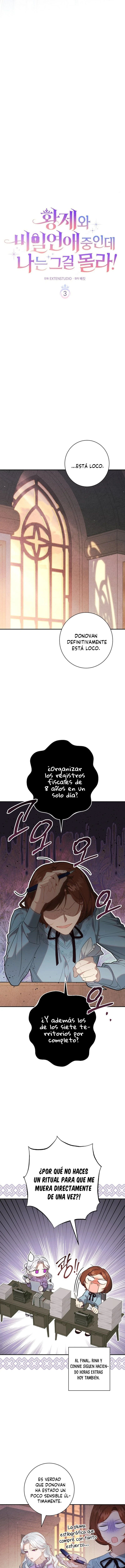 Sin saberlo, tengo un romance secreto con el emperador capítulo 3, página 5