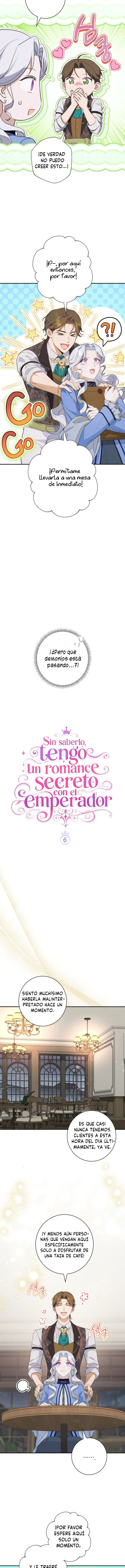 Sin saberlo, tengo un romance secreto con el emperador capítulo 6, página 3