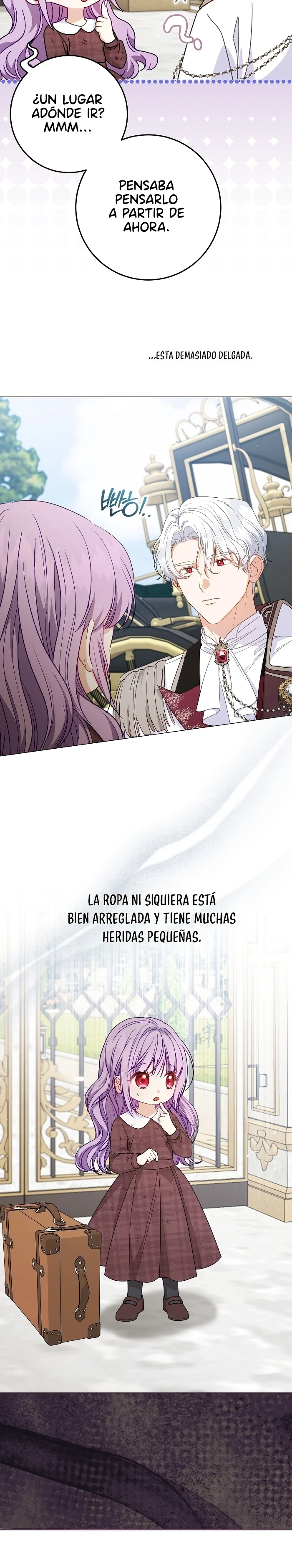 Soy la hija biológica del protagonista masculino, ¡pero quiero vivir con el segundo protagonista masculino! capítulo 1, página 14