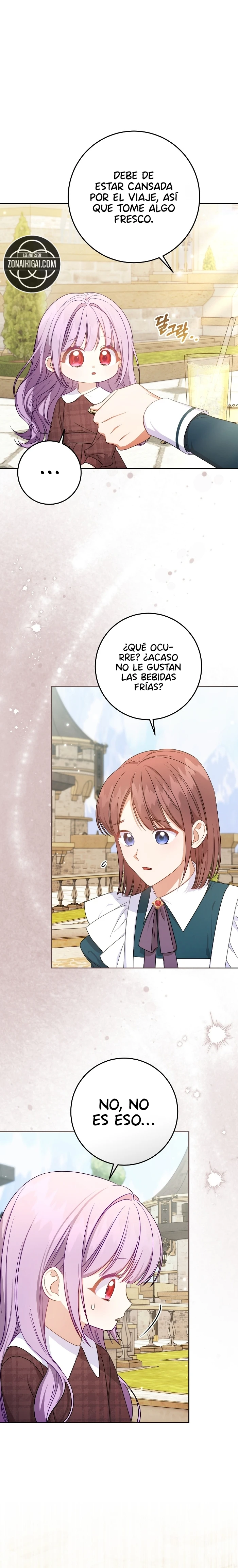 Soy la hija biológica del protagonista masculino, ¡pero quiero vivir con el segundo protagonista masculino! capítulo 2, página 6
