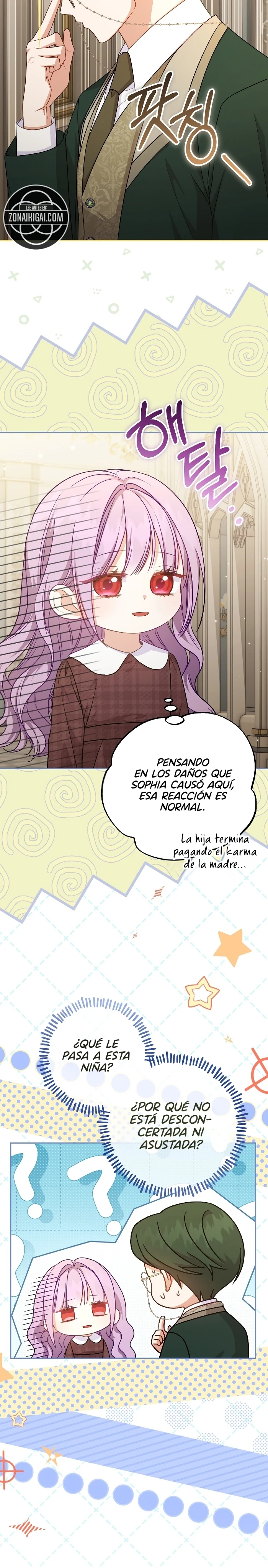 Soy la hija biológica del protagonista masculino, ¡pero quiero vivir con el segundo protagonista masculino! capítulo 3, página 4