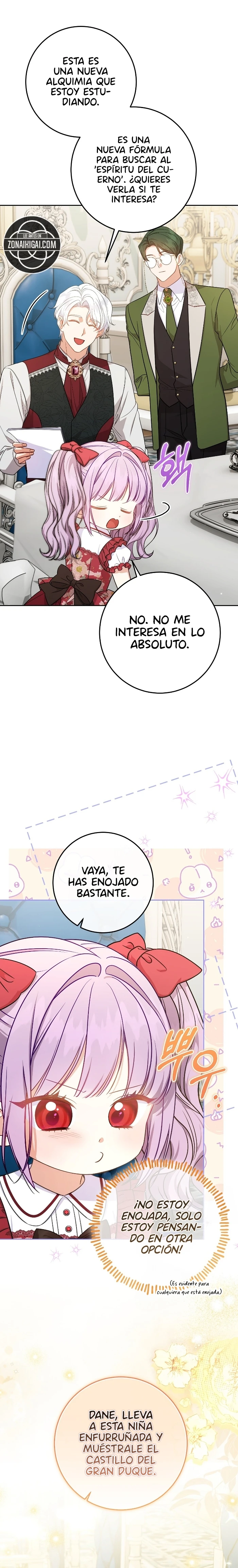Soy la hija biológica del protagonista masculino, ¡pero quiero vivir con el segundo protagonista masculino! capítulo 4, página 8