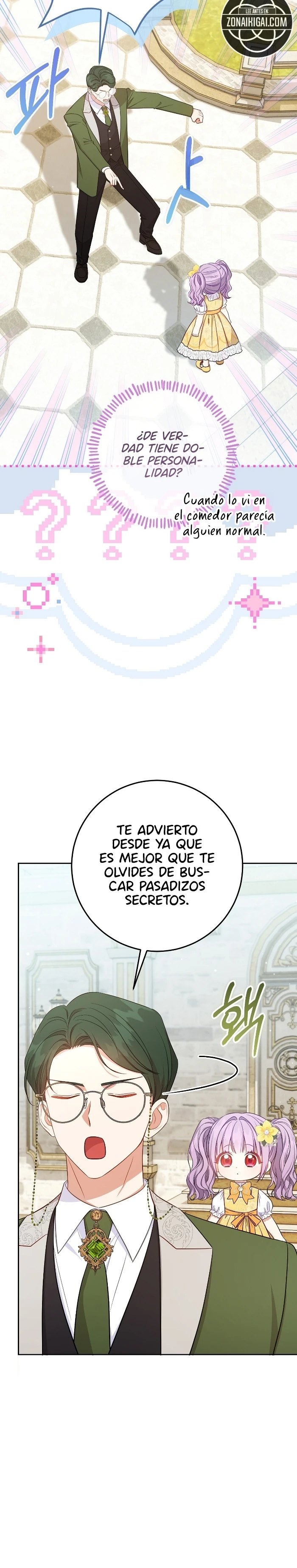 Soy la hija biológica del protagonista masculino, ¡pero quiero vivir con el segundo protagonista masculino! capítulo 4, página 10