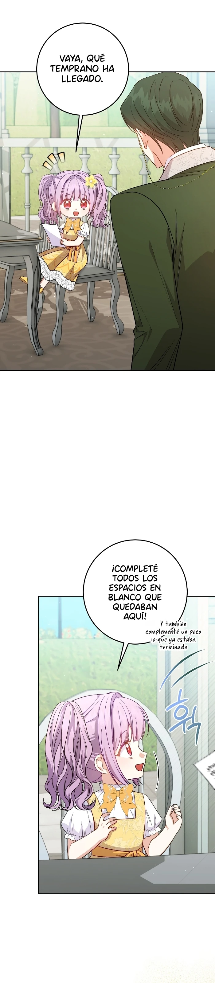 Soy la hija biológica del protagonista masculino, ¡pero quiero vivir con el segundo protagonista masculino! capítulo 5, página 4