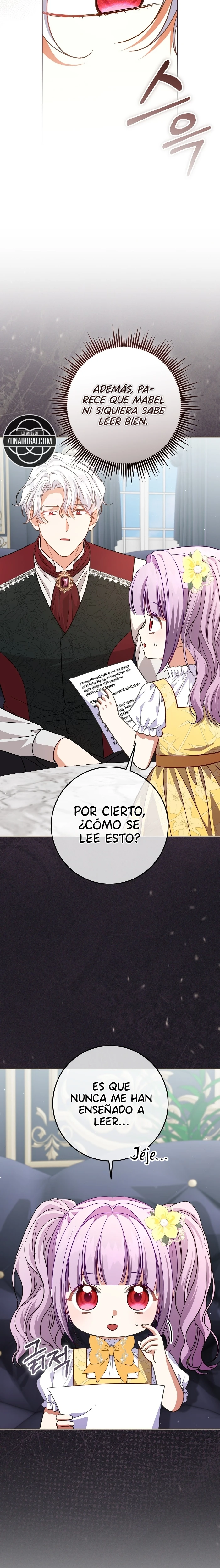 Soy la hija biológica del protagonista masculino, ¡pero quiero vivir con el segundo protagonista masculino! capítulo 6, página 4