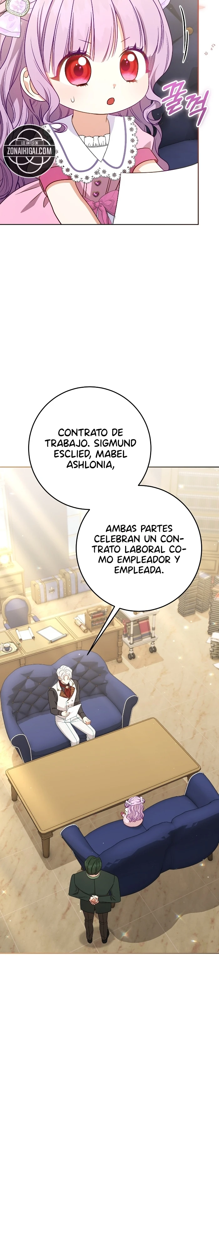 Soy la hija biológica del protagonista masculino, ¡pero quiero vivir con el segundo protagonista masculino! capítulo 7, página 14
