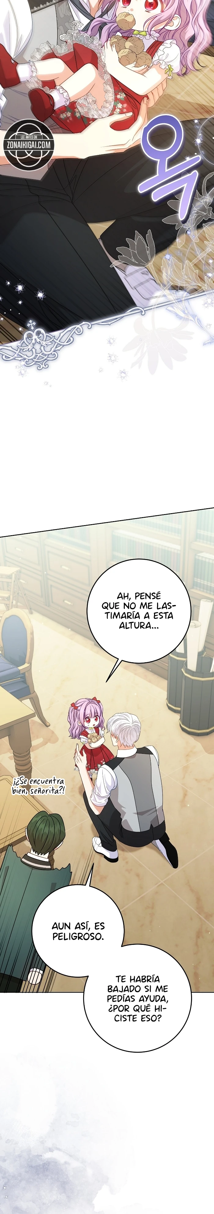 Soy la hija biológica del protagonista masculino, ¡pero quiero vivir con el segundo protagonista masculino! capítulo 8, página 8