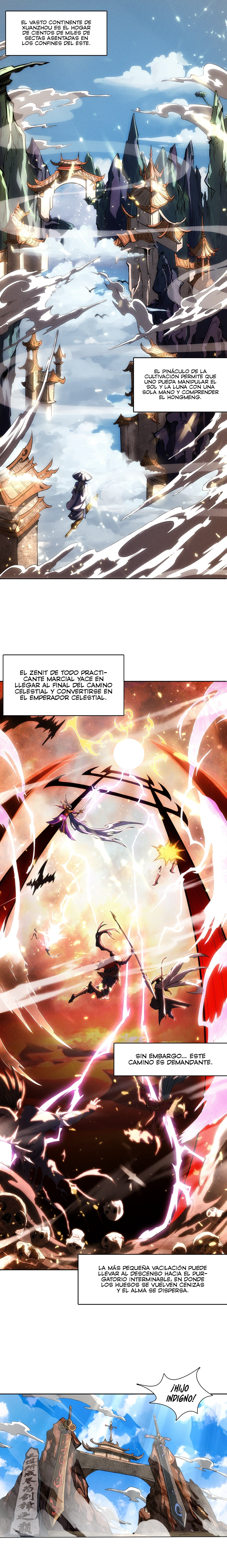 Tengo una espada que puede cortar el cielo y la tierra capítulo 1, página 2