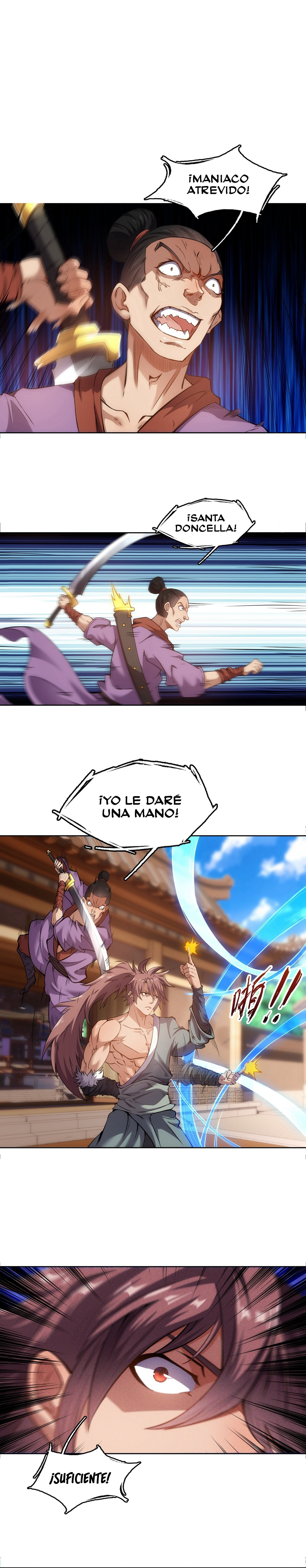 Tengo una espada que puede cortar el cielo y la tierra capítulo 1, página 10