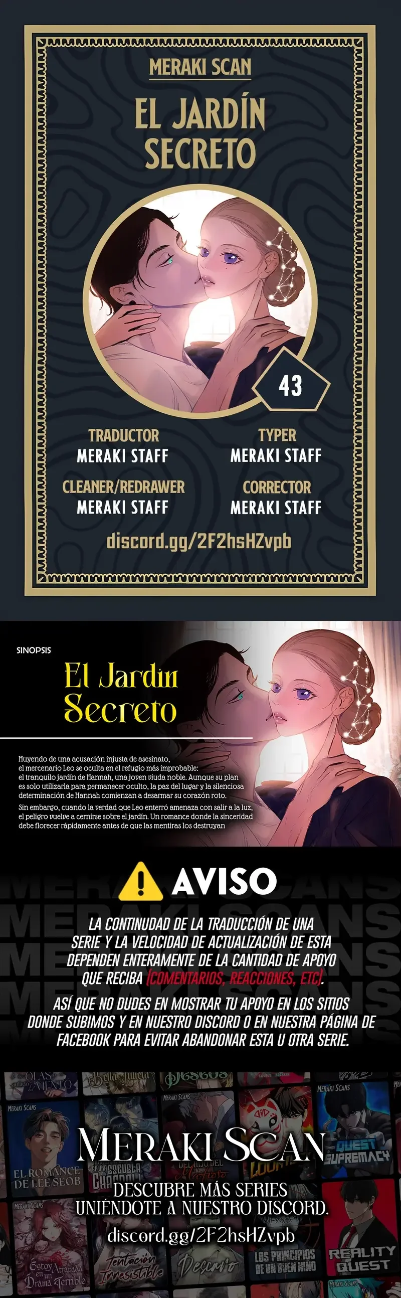 El jardín secreto capítulo 43, página 1