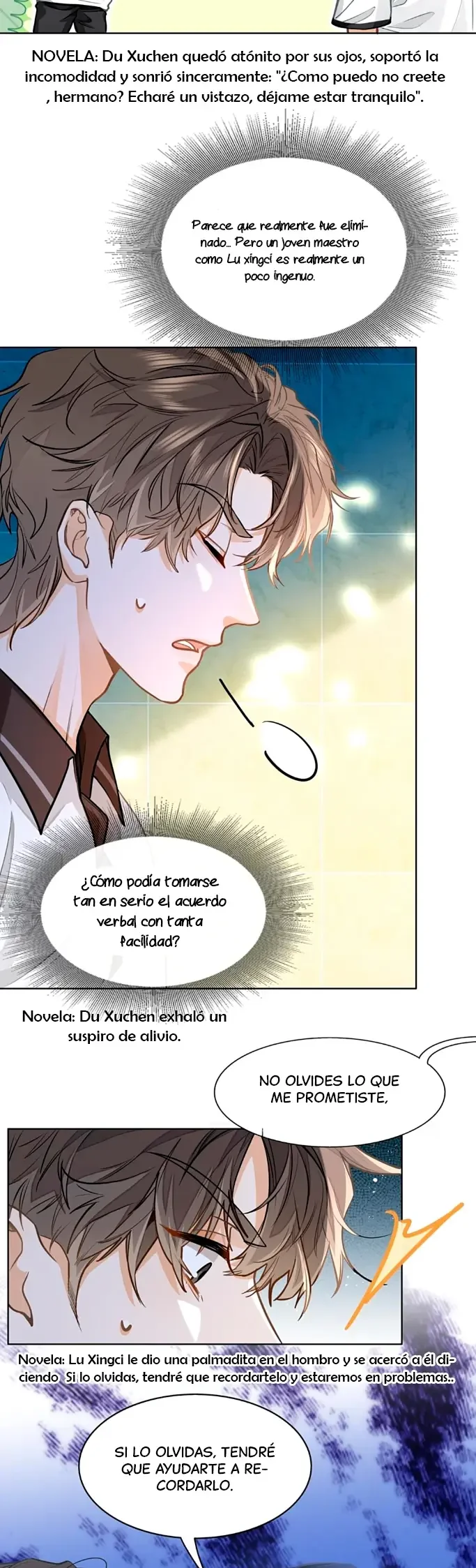 Me gustan tus feromonas con extracto de novela capítulo 13, página 21