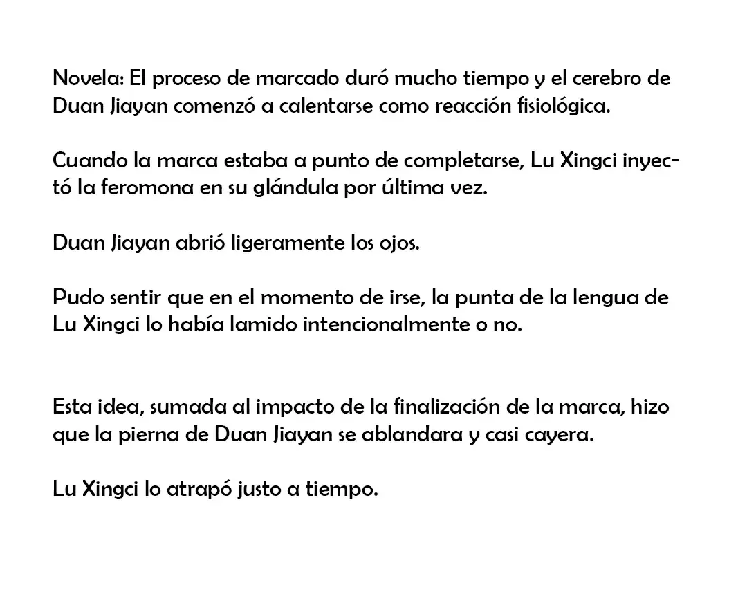 Me gustan tus feromonas con extracto de novela capítulo 20, página 10