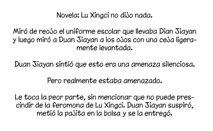 Me gustan tus feromonas con extracto de novela capítulo 23, página 8