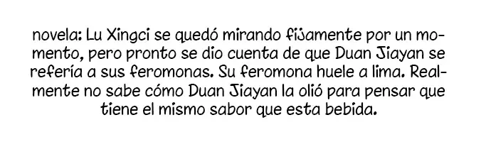 Me gustan tus feromonas con extracto de novela capítulo 23, página 14