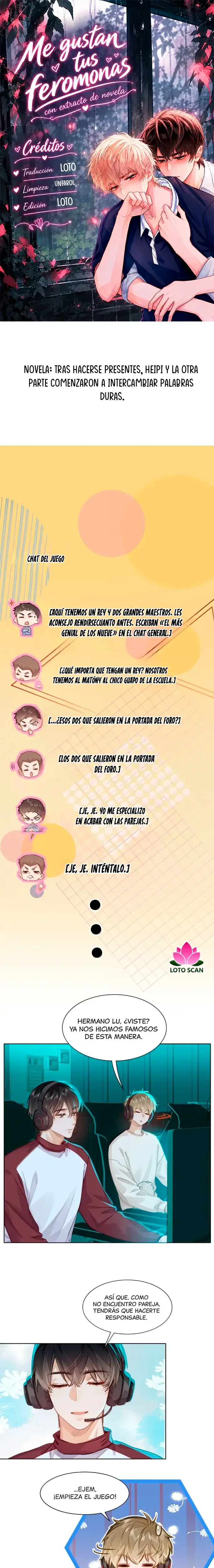 Me gustan tus feromonas con extracto de novela capítulo 58, página 1