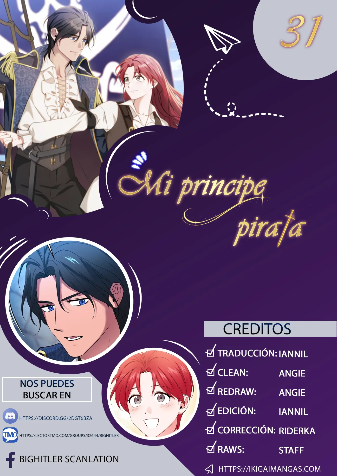 Mi Príncipe Pirata capítulo 31, página 1