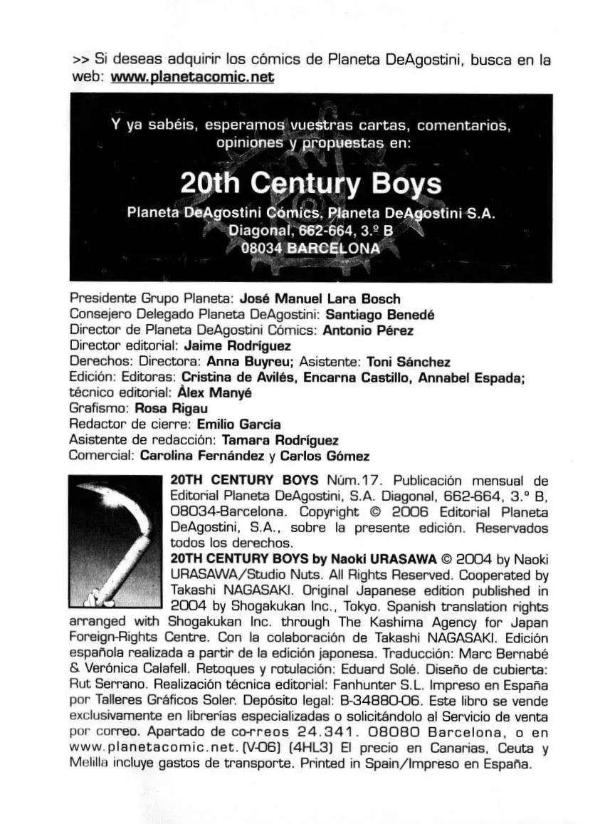 20th Century Boys capítulo 182, página 4