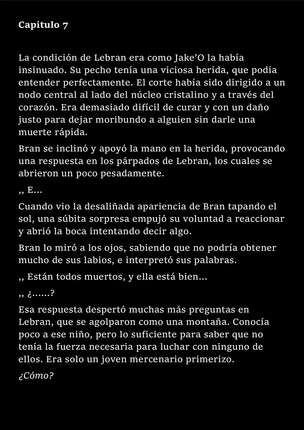 A Bran Story capítulo 7, página 1
