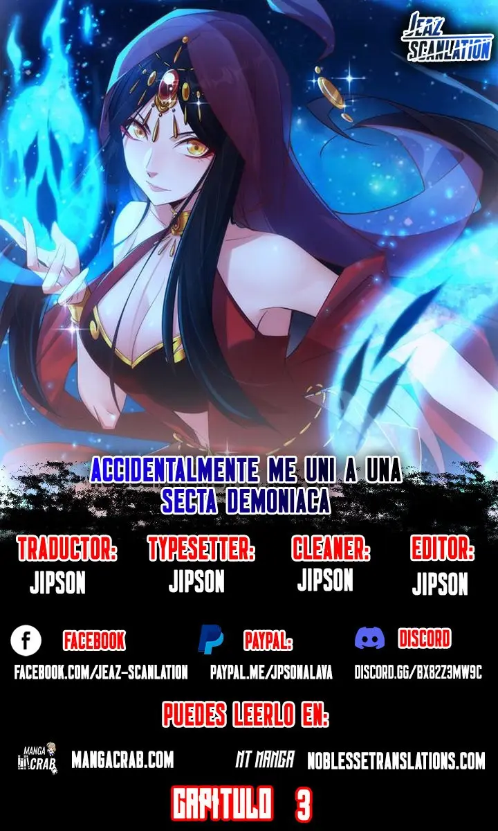 Accidentalmente Me Uní A Una Secta Demoniaca capítulo 3, página 2