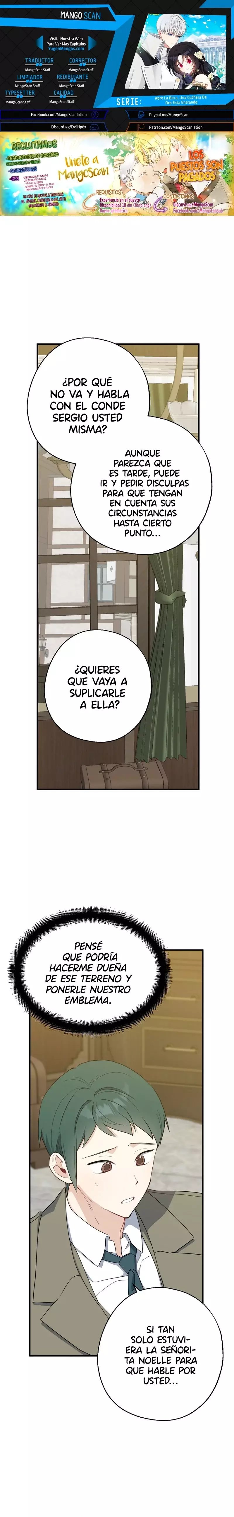 ¡Ah, sí, ha llegado la cuchara de oro! capítulo 84, página 1