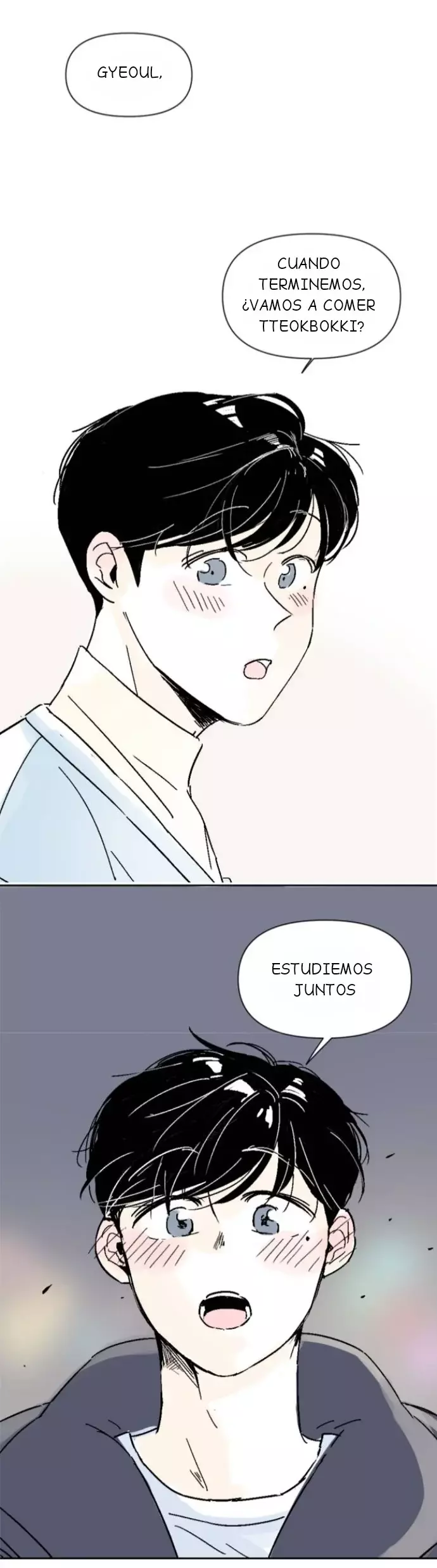Amigos de la misma escuela capítulo 6, página 34