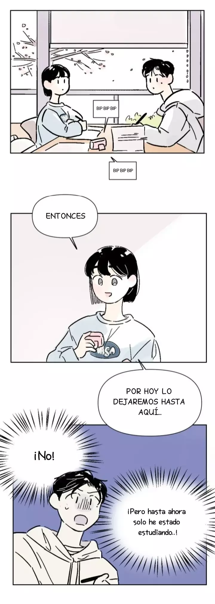 Amigos de la misma escuela capítulo 7, página 36