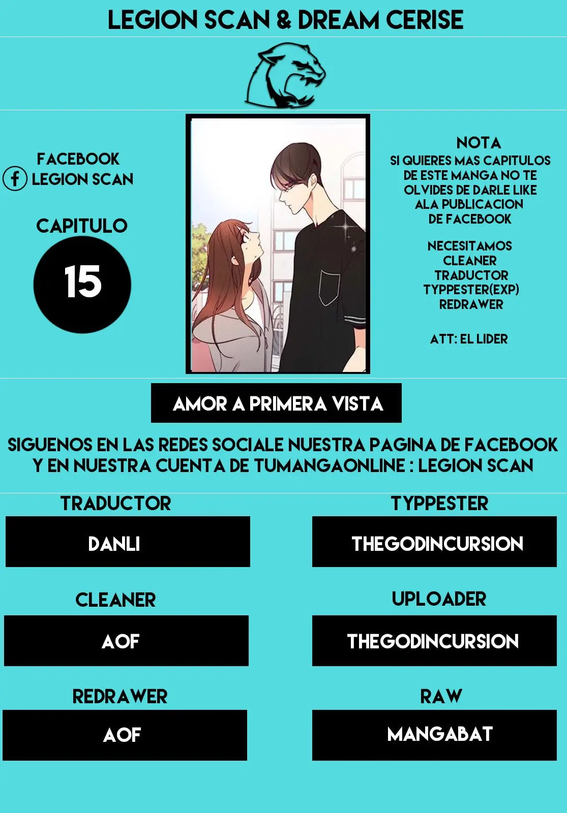 Amor A Primera Vista capítulo 15, página 1
