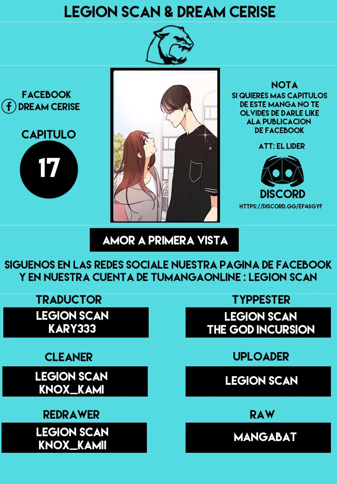 Amor A Primera Vista capítulo 17, página 1