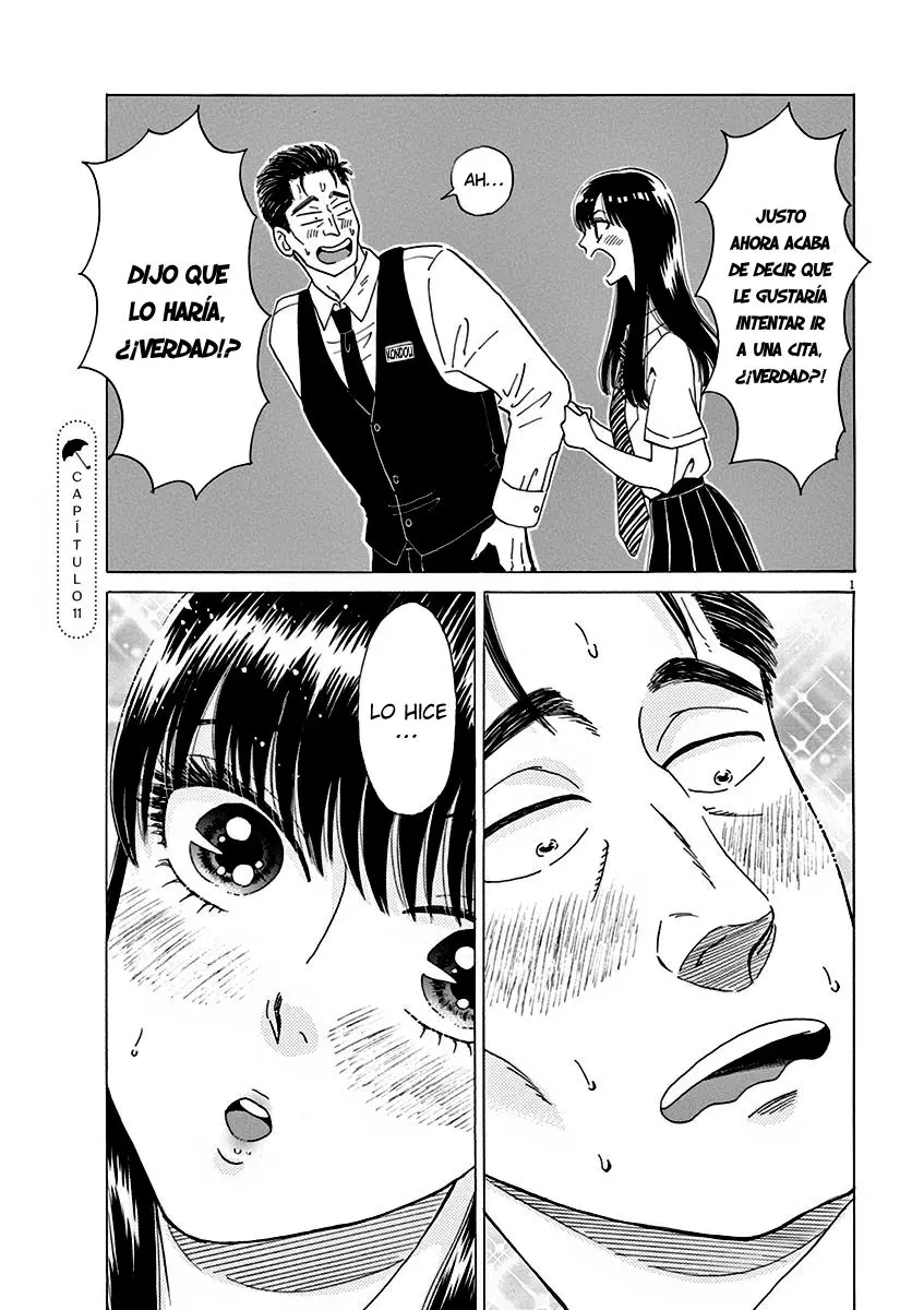 Empapandose lentamente en la dulce lluvia capítulo 11, página 2