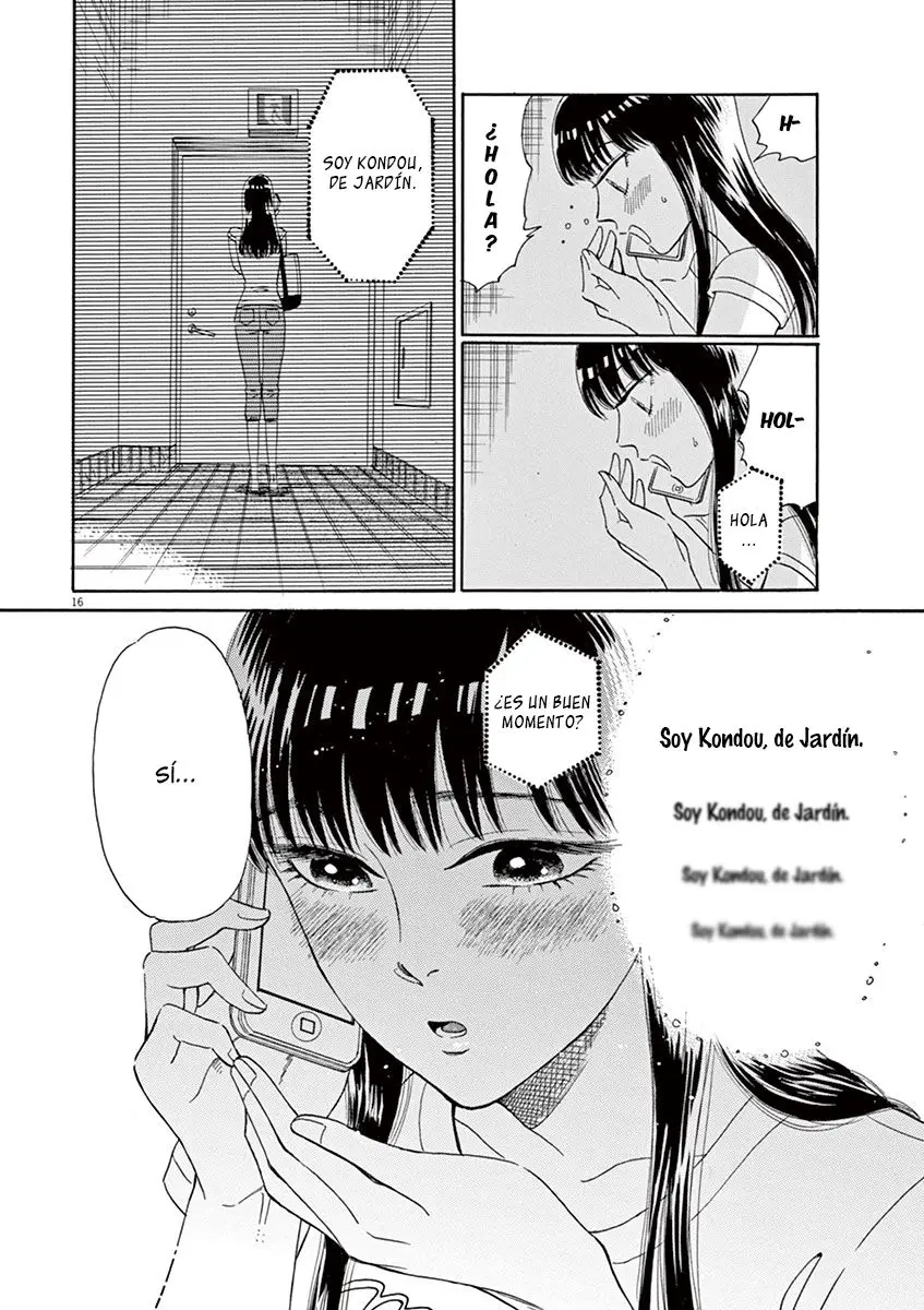 Empapandose lentamente en la dulce lluvia capítulo 13, página 15