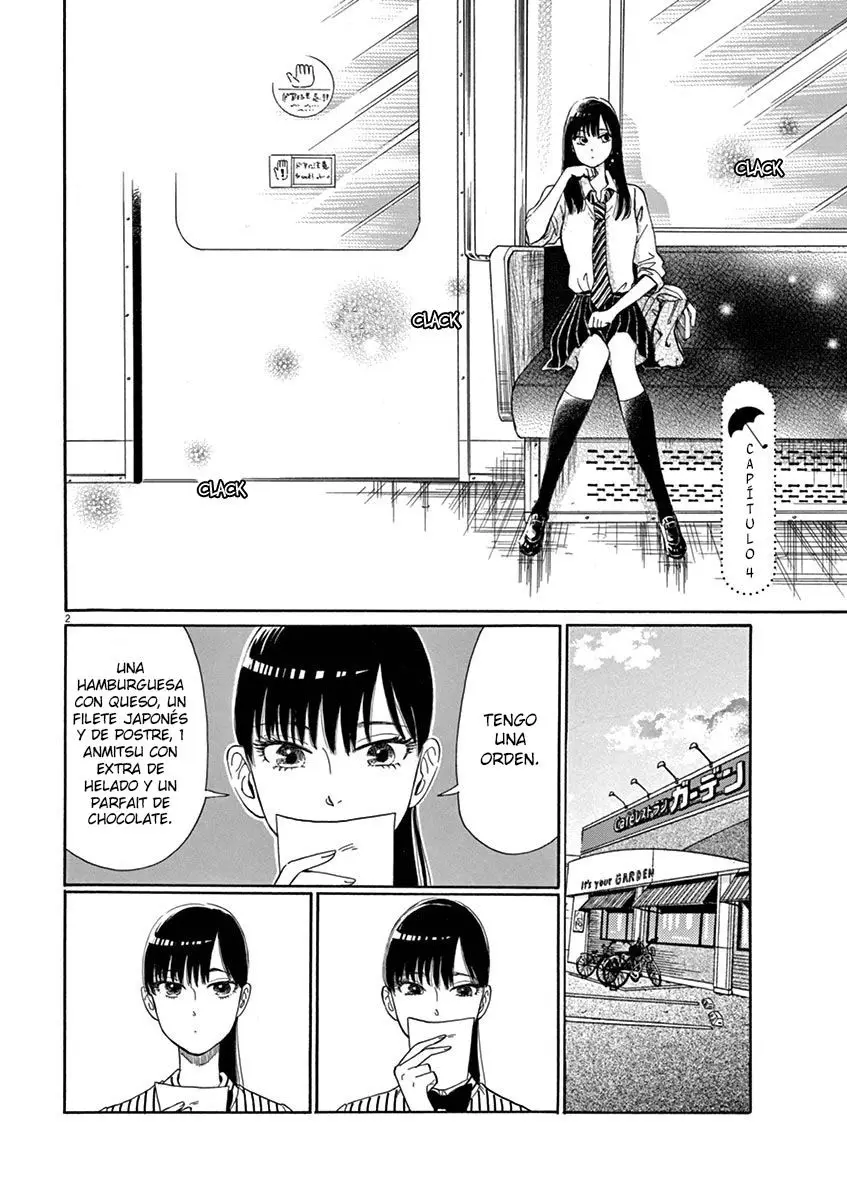 Empapandose lentamente en la dulce lluvia capítulo 4, página 3