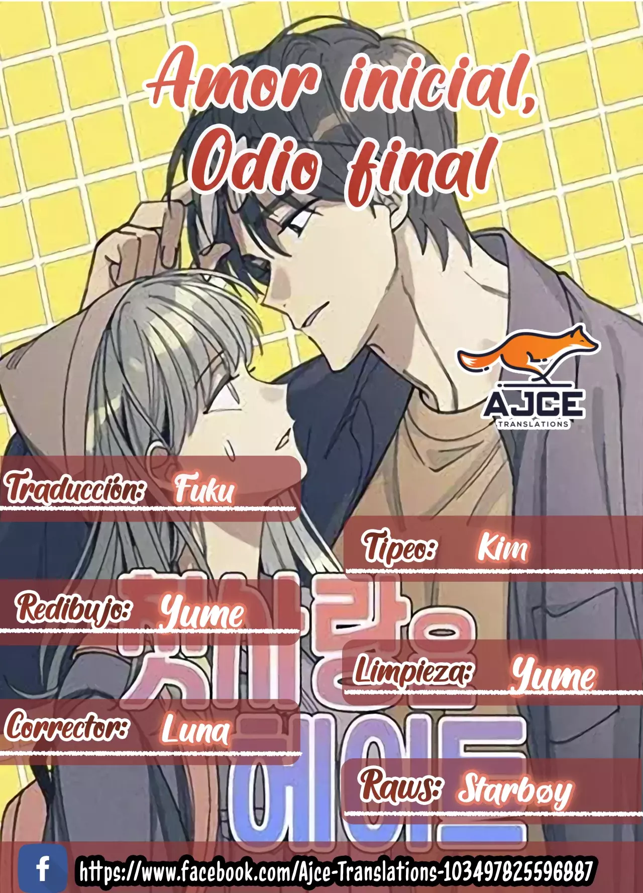Amor inicial, Odio final capítulo 66, página 1