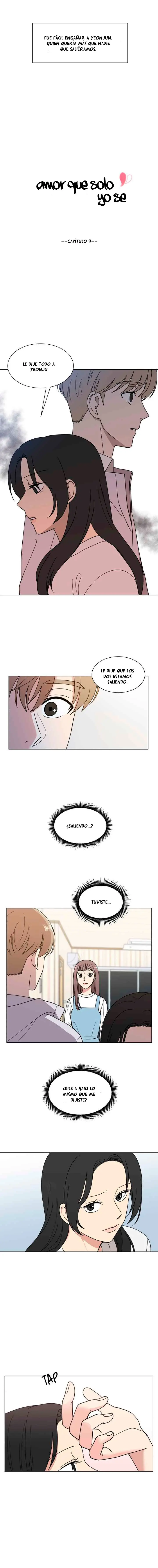 Amor que solo yo sé capítulo 9, página 6