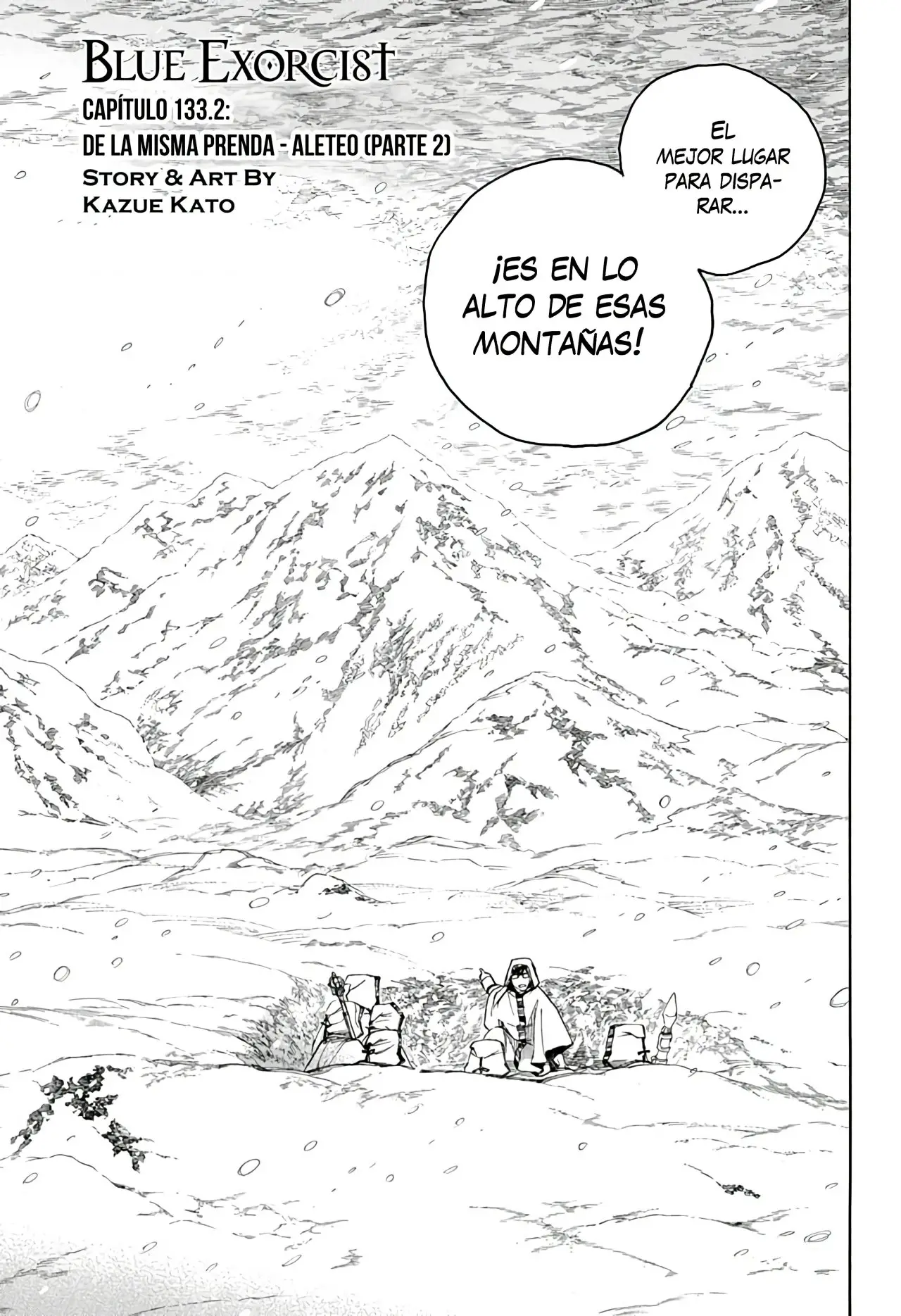 Ao no Exorcist capítulo 133.2, página 2