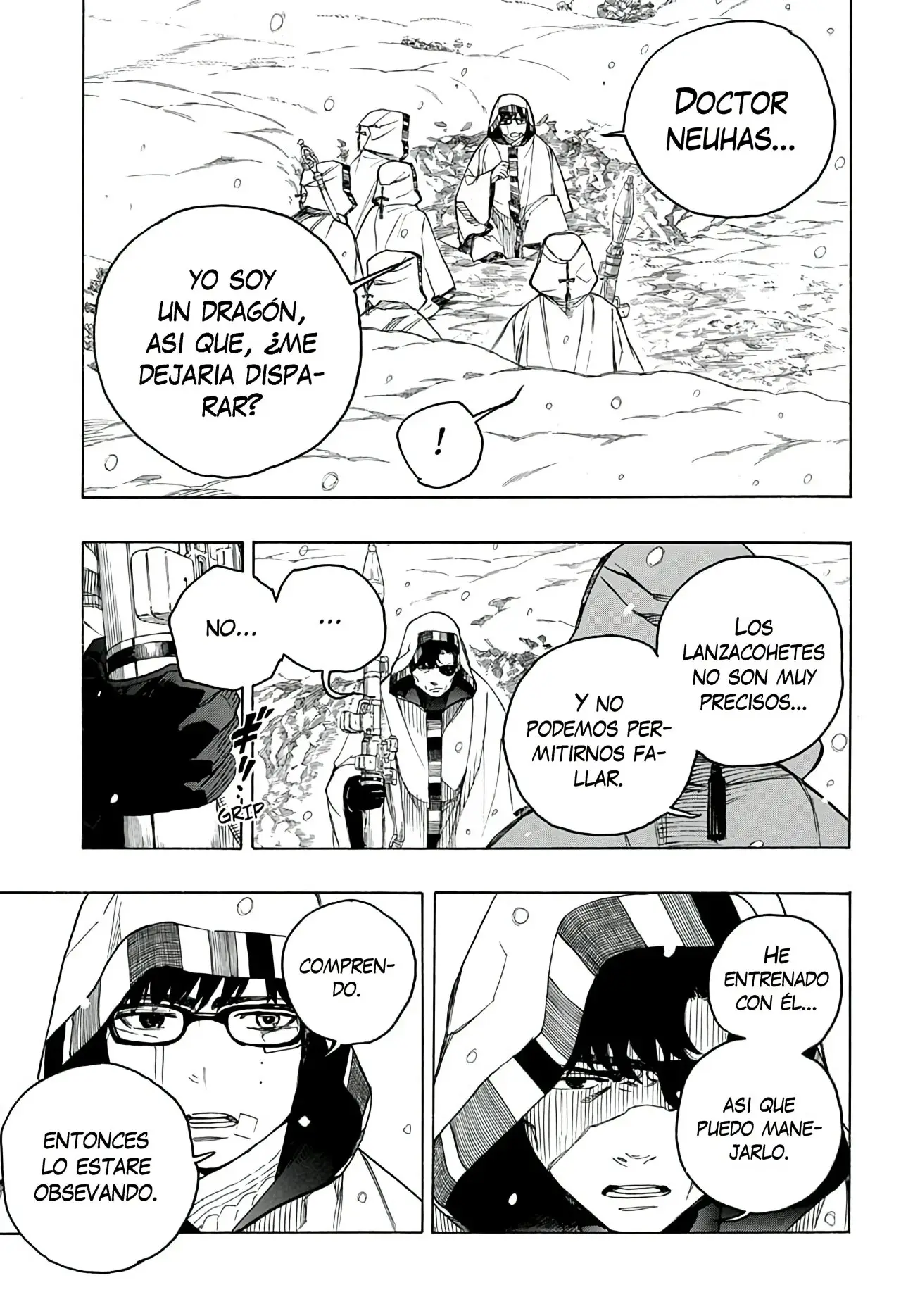 Ao no Exorcist capítulo 133.2, página 4