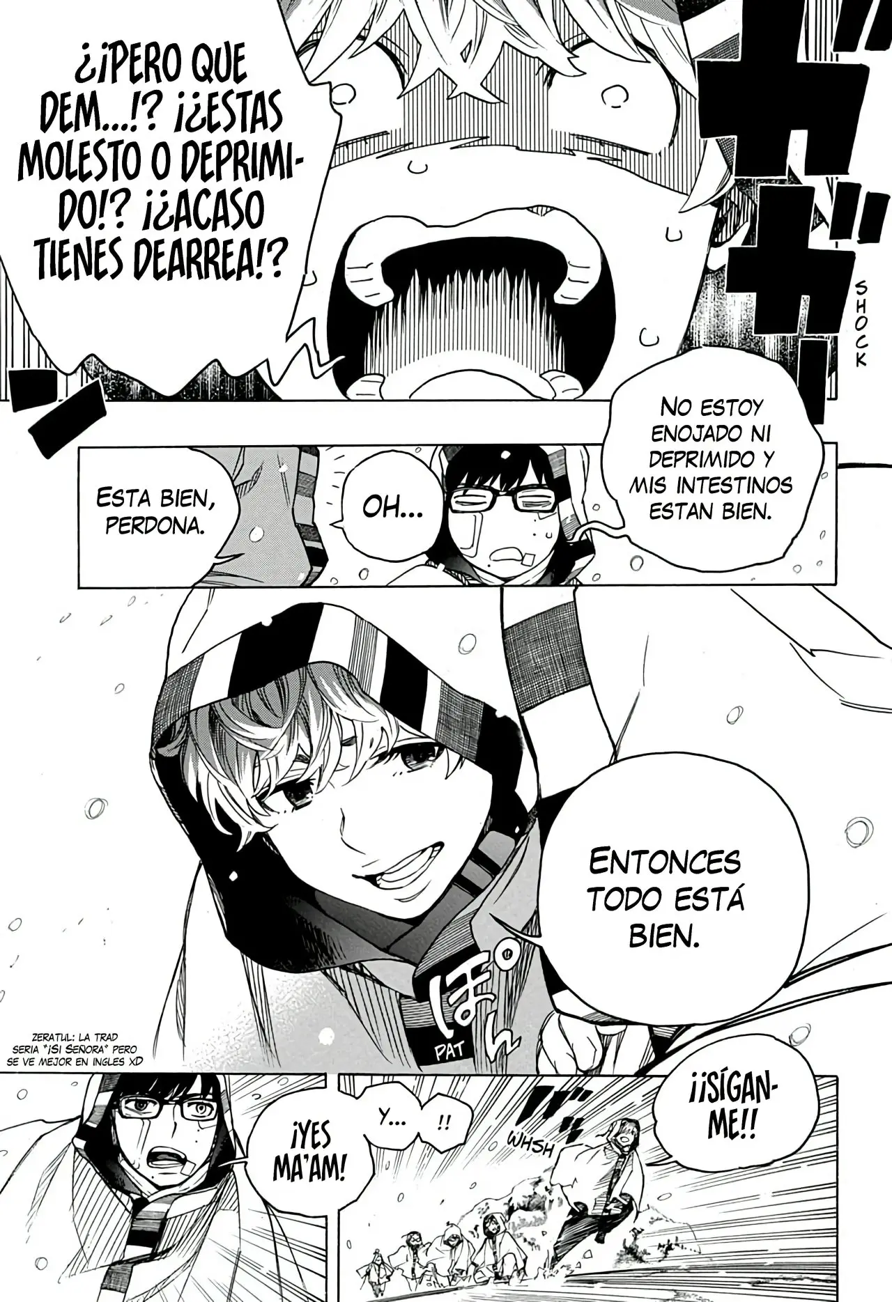 Ao no Exorcist capítulo 133.2, página 8