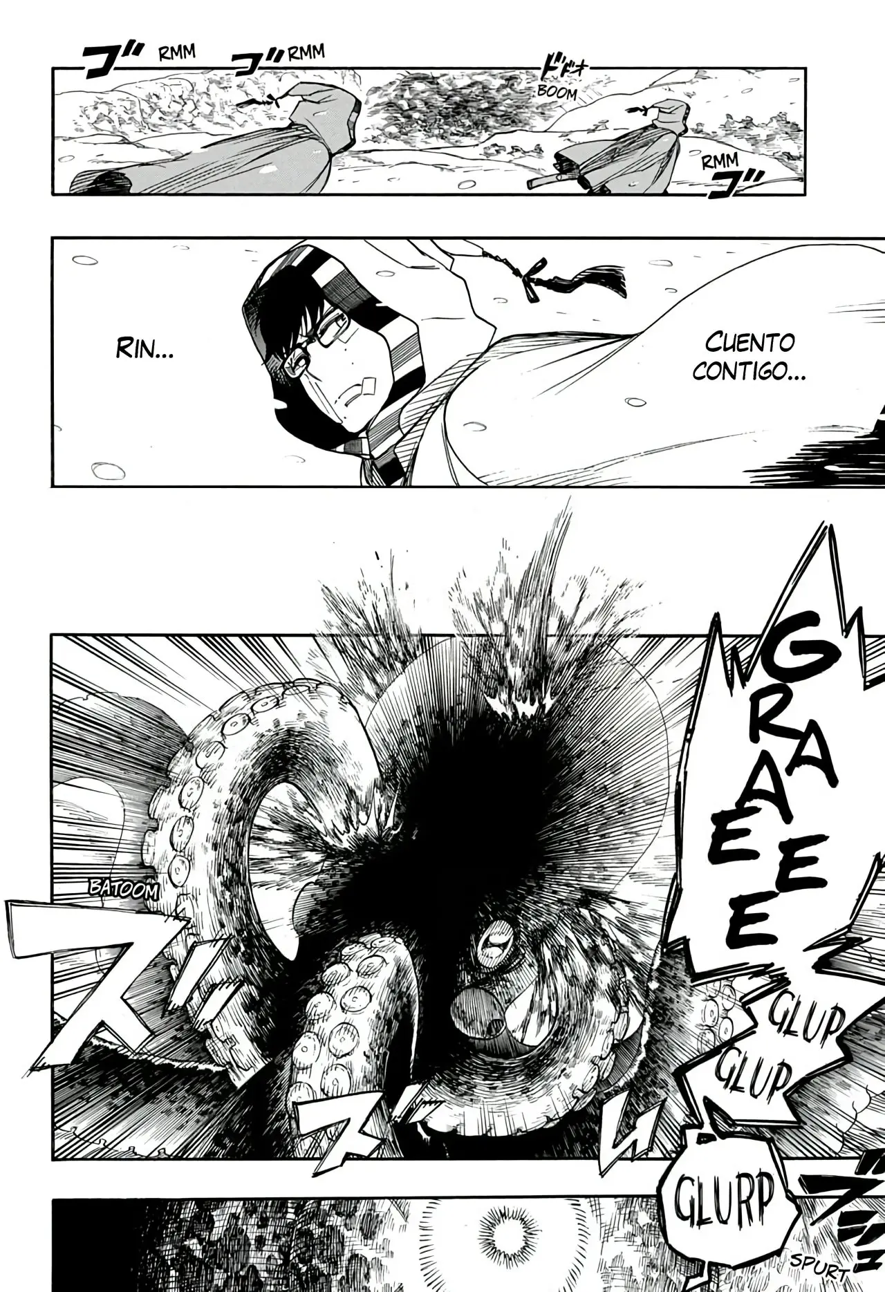Ao no Exorcist capítulo 133.2, página 9