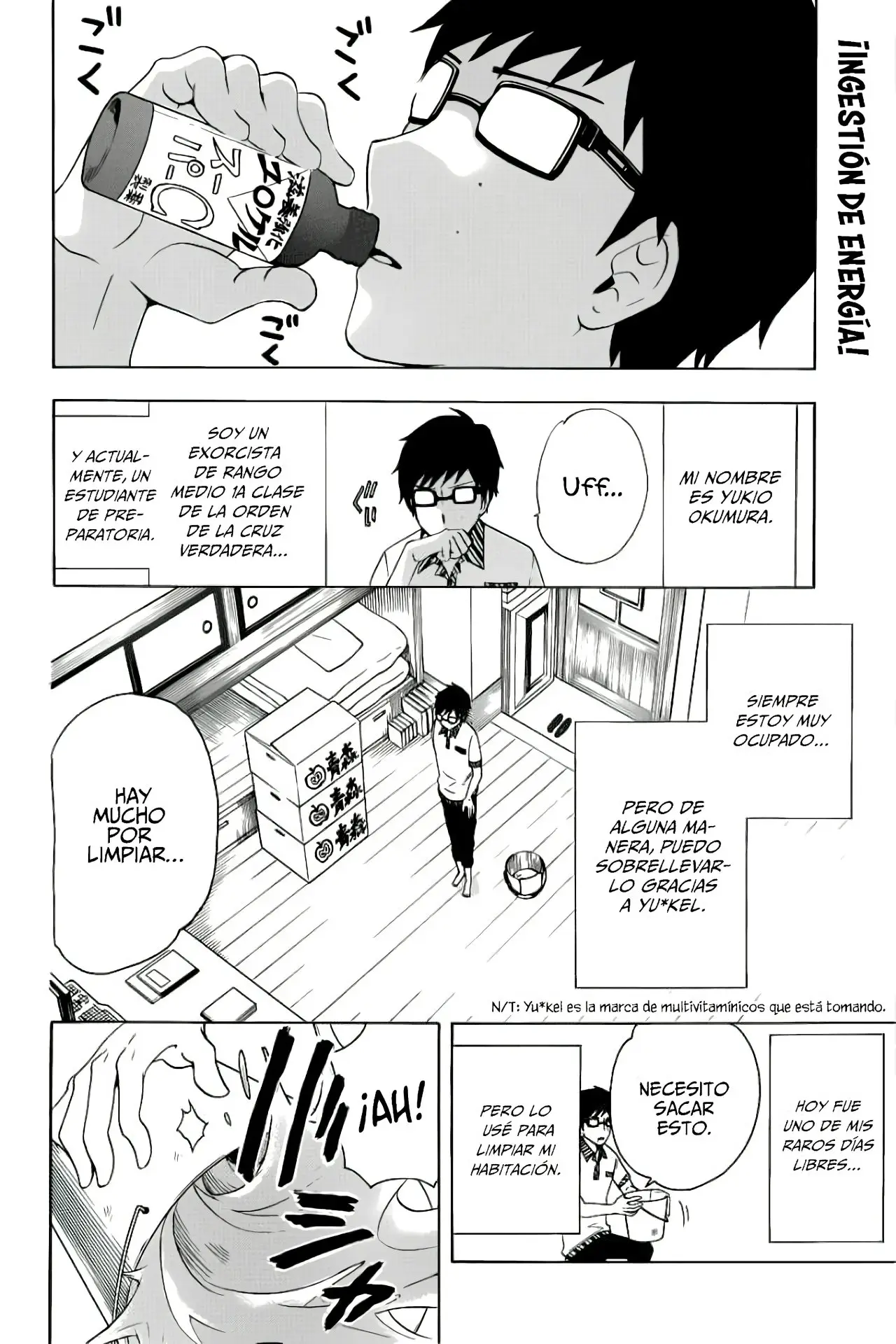 Ao no Exorcist capítulo 46.5, página 3